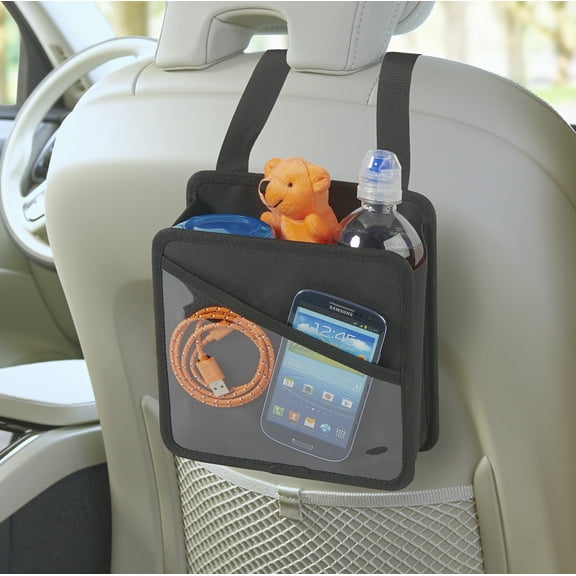 High Road Car Headrest Organizer - Front Seat Organizer and  Car Seatback Storage Bin