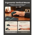 thumbnail image 4 of Ratón vertical ergonómico inalámbrico ProtoArc EM11 NL Verde, 4 of 6