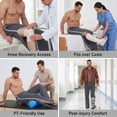 thumbnail image 2 of FEOYA Mens Tear Away Pants Zipper Basketball Sports Joggers Train Trousers Cotton Straight Leg Sweatpants Elastic Waist with 2 Pockets for Gym Running Athletic Workout, 2 of 7