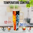 thumbnail image 4 of Gobelet en Acier Inoxydable de 40 oz avec Couvercle à Paille – Rétention Chaude et Froide de 24+ Heures, Conception Étanche au Quart de Tour, Compatible avec Porte-Gobelet – Buttercup, 4 of 10