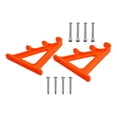 thumbnail image 3 of 2Pcs Fishing Rod Holder for Home Vehicle Wall 3-Position Storage Rack Orange Bubble Packing, 3 of 9