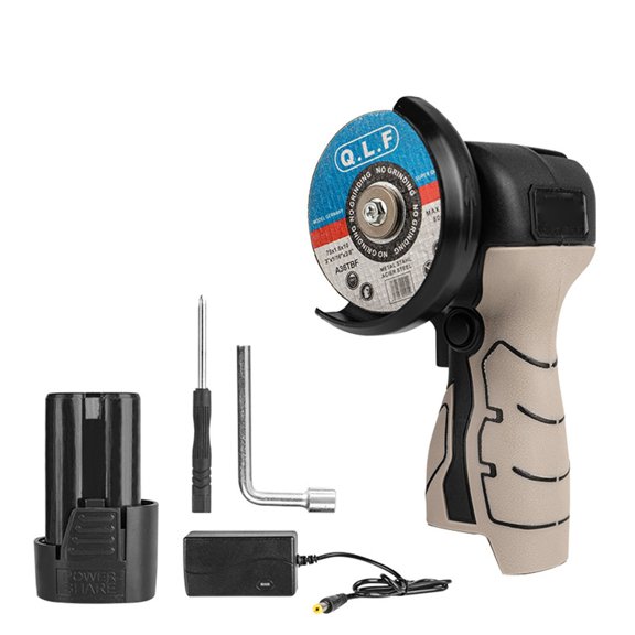 Cordless Chain Grinder Compact Mini Angle Polisher Cutter Lithium Battery Powered Precision Workshop Tool