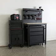 Hyper Tough 36-inch Workbench with Pegboard & Light