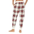thumbnail image 3 of Niuer Hight Waist Casual Loose Fit Pants For Women Check Plaid Pajamas Pjs Joggers Pants Fall Bottom Loungewear Trousers Pants, 3 of 3