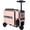 Pink, variant on Elala P28 Rideable Electric Suitcase, FAA & TSA Approved – 70L Check-In Size Motorized Travel Scooter Luggage for Hotels, Cruises & Resorts (Gray)