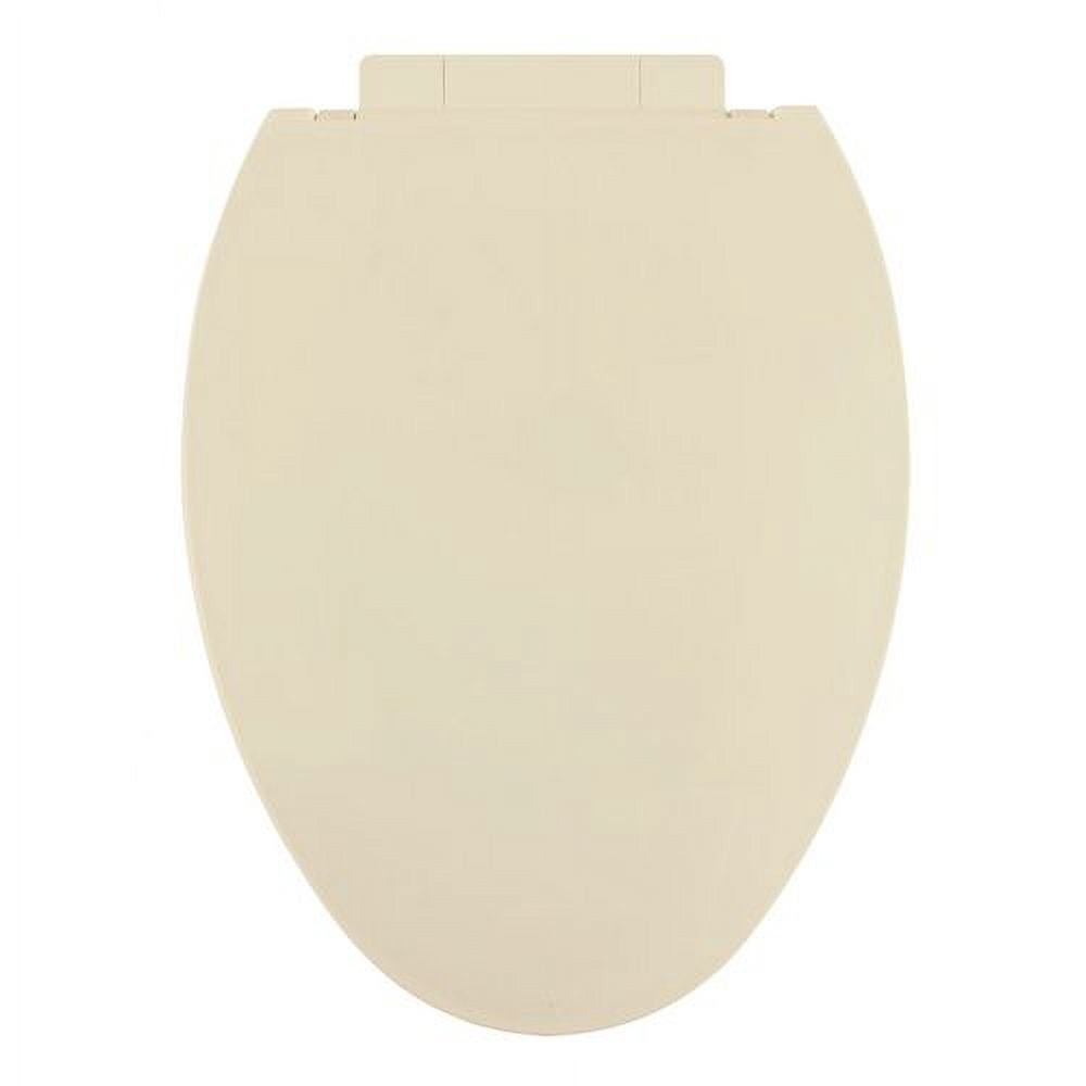 Centoco 1700SC-106 Elongated Plastic Toilet Seat with Safety Close, Bone