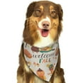thumbnail image 6 of Goofa Autumn In The Forest Welcome Fall Printing Dog Bandana ,Cat Scarf Adjustable Bib Handkerchief Accessories for Dogs Cats,Pet scarf,Pet fashion, 6 of 6