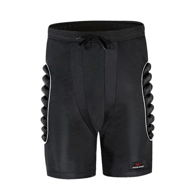 Pantalones Cortos Acolchados en 3D Almohadil Protectora para Cadera para Patines de Esquí Snowboard para Mujeres res Niños Niños - Transpirab L DYNWAVEMX Shorts acolchados para patines