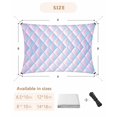 thumbnail image 6 of Sun Shade Sail 8x10Ft Fish Scale Texture Rhombus Gradient Pattern Uv Block Sunshade Canopy Outdoor Shade Cover Rectangle Shade Cloth For Patio Garden Yard Deck Pergola, 6 of 6