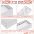 thumbnail image 3 of Uxcell 8.3x1.6x0.9 Inch Jewelry Gift Box, 6 Pcs Cardboard Pure Long Necklace Box, White, 3 of 7