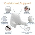 thumbnail image 3 of Cheer Collection Shredded Memory Foam TV Pillow & Backrest, 3 of 5
