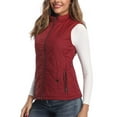 thumbnail image 3 of Women's Vests Zip up Quilted Padded Lightweight Vest for Women, 3 of 6