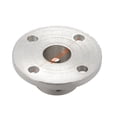 thumbnail image 2 of Acoplamiento de brida rígido de 10mm Diámetro interior H13*D16 Conector de eje de motor tono plateado 2PCS para piezas de bricolaje, 2 of 4