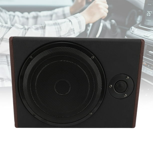Subwoofer de Automóvil Alimentado Por El Asiente, Altavoz del Asiento del Automóvil DC 12V 10 Pulgadas Ultra Slim Para Vehículo