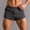 a_Dark Gray, variant on Xysaqa Men's Sexy Satin Boxer Shorts Elastic Waist Sleep Underwear Lounge Short Pants Soft Comfortable Pajamas Bottom Mens Sleepwear S-3XL Summer Savings