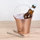 thumbnail image 5 of EeaseMX Cubo de hielo de aleación de aluminio de 1,25 litros para barra, cubo para champán, cubo para vino, suministros para karaoke, con pinzas para hielo., 5 of 8