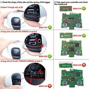 eXtremeRate Micro Switch - إصدار خفيف من Clicky Trigger Kit لجهاز PS5، أسود