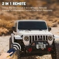 thumbnail image 5 of Trilenars ATV UTV Winch 18800lbs,12V Towing Electric Winch,Waterproof IP67 Electric Winch with 78t Steel Cable,with Wired and Wireless Remote Control for ATV UTV Off Road Trailer,18800lbs, 5 of 7