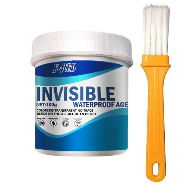 Agent Invisible Imperméable Colle de Réparation Invisible pour Protection Longue Durée 100 g Agent Anti-Fuite Polyvalent