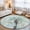 Blue, variant on Summer Beach Palm Washable Area Rug 2 x 3 ft Vintage Abstract Coastal Sea Teal Yellow Brown Palm Soft Non Slip Rugs Stain Repellent Indoor Felt Carpet for Living Dining Room Bedroom Home Office
