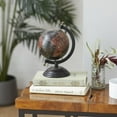 thumbnail image 2 of DecMode 6" Black World Map Globe, 2 of 7