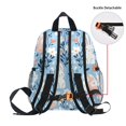 thumbnail image 5 of FORMRS School Backpack with Front Zippered Pocket 12" Student Travel Daypack, Floral Easter Rabbits, 5 of 6