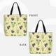 thumbnail image 2 of Fotbe Green And Purple Grapes Bolsa Tote con Estampado para Mujer, Bolsos con Cremallera, Bolsa de Hombro Casual de Gran Capacidad con Bolsillos Internos, 2 of 7
