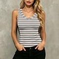 thumbnail image 2 of cfhntfmh Tank Tops for Women V Neck Summer Casual Sleeveless Shirts Ribbed Knit Basic Slim Fitted Vest, 2 of 7