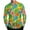 #058-Multicolor, variant on Donemore Men's Long Sleeve Button-Down Collar Hawaiian Shirt , Resort Style Casual Loose Fit Breathable Fabric Holiday Vacation Top