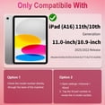 thumbnail image 2 of WESOROL Case for iPad (A16) 11th/10th Generation 2025/2022 with Screen Protector Rotating Stand Pencil Holder iPad Case 10th Generation Shockproof Cover f, 2 of 7