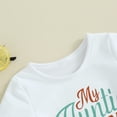 thumbnail image 5 of Bagilaanoe 2pcs Toddler Baby Girl Shorts Set Short Sleeve Letter Print T Shirt Tops + Shorts 6M 12M 18M 24M 3T Kids Casual Summer Clothes, 5 of 9
