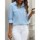 thumbnail image 2 of Blusa de mujer, camisa elegante, camisa casual suelta de manga larga, tops, 2 of 7