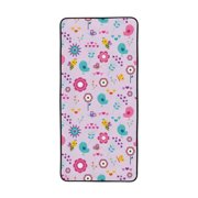 LNWH Bath Towel, Butterfly Floral Flowers Pattern Absorbent Coral Fleece Bath Towel for Bathroom, Gym, Beach-27x55in