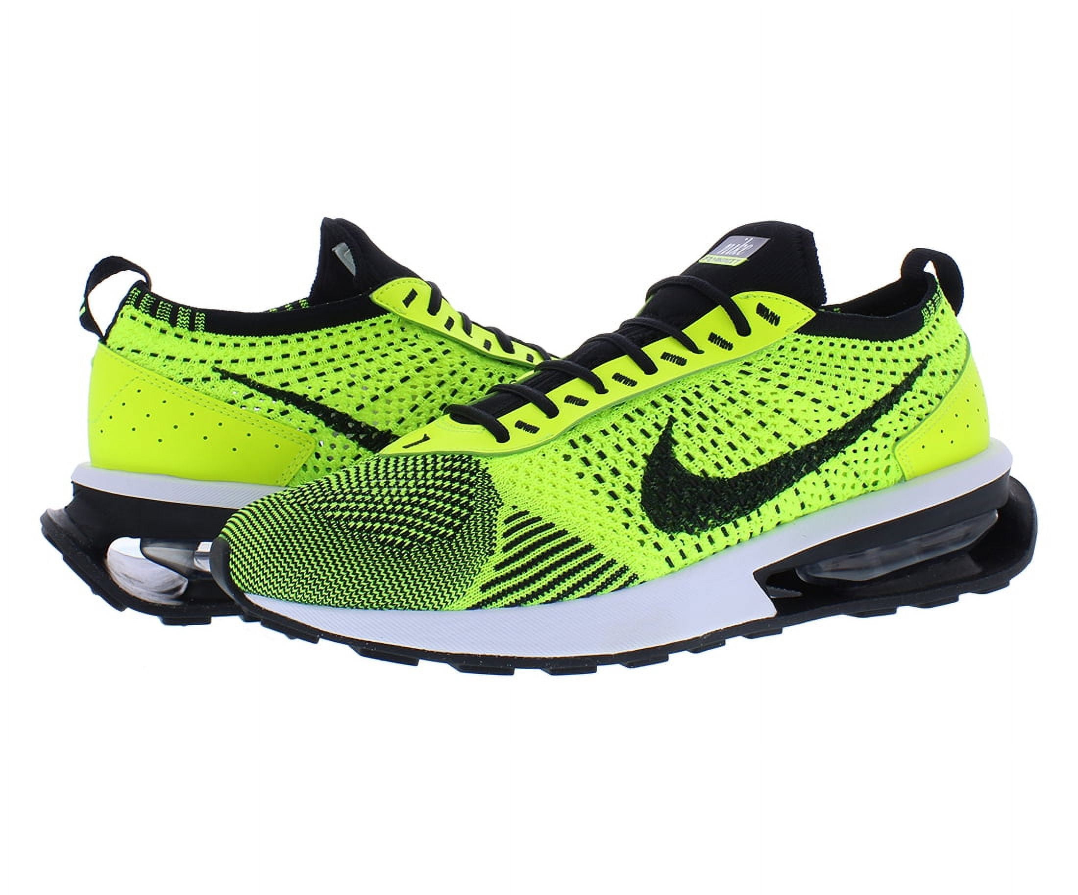 neon green nike flyknit