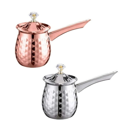 

2 Pieces Turkish Coffee Pot Greek Pot with Long Handles