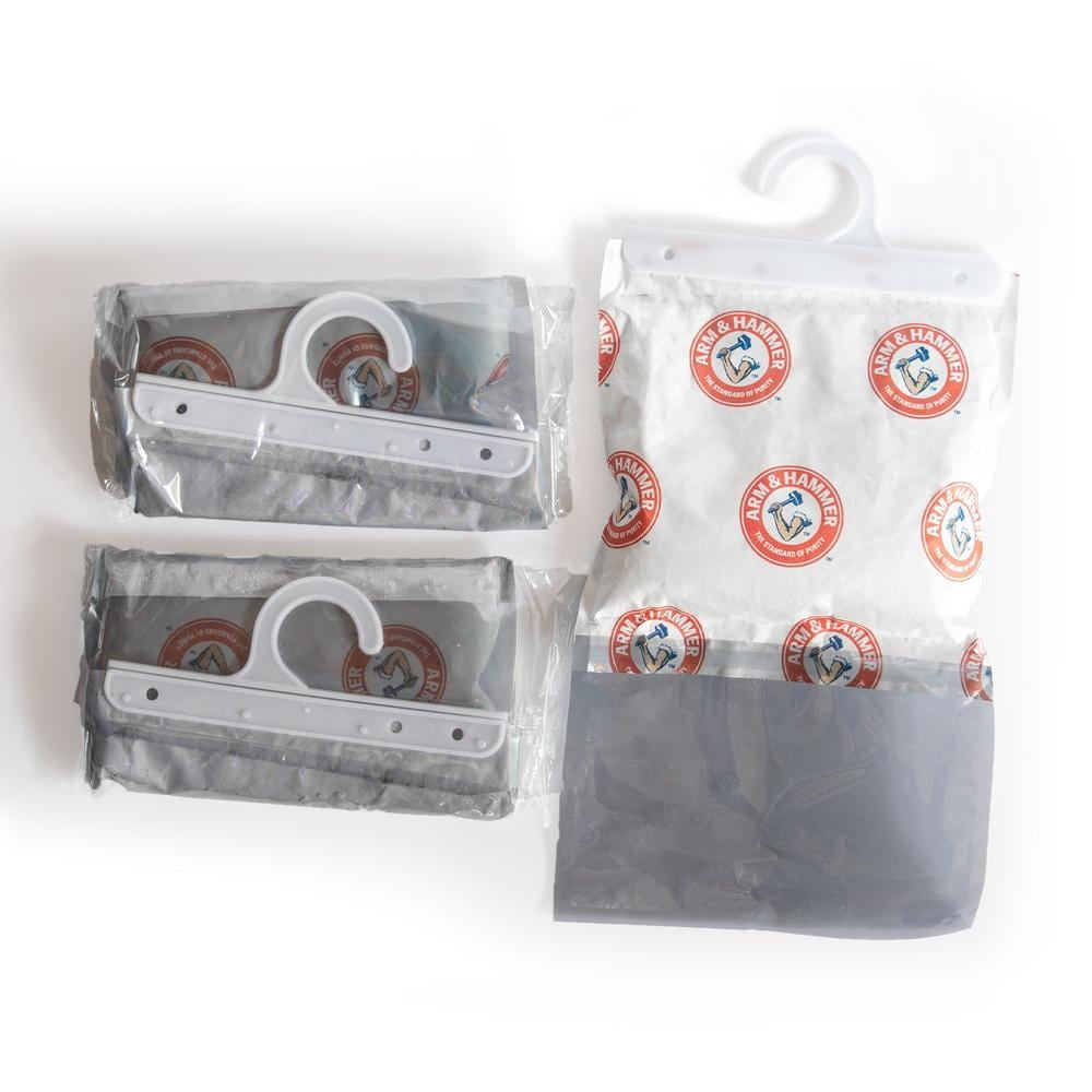 16 Oz. Moisture Absorber And Odor Eliminator Hanging Bag (3-Pack)