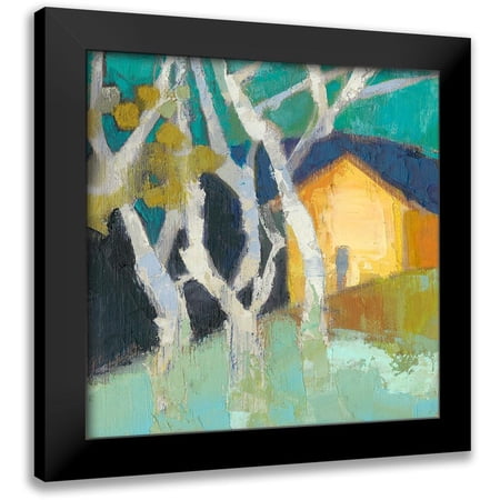 Jachimiec, Sue 12x12 Black Modern Framed Museum Art Print Titled - Avoca Barn