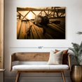 thumbnail image 3 of Elephant Stock Bass Fishing Set Wall Art - Horizontal Canvas Wall Art - Living Room Wall Decor - Hobbies And Lifestyle Canvas - Beige And Brown Decor - 48" x 32", 3 of 8