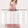 thumbnail image 3 of Fesfesfes Girl's Long Maxi Performance Dress Solid Color Breathable A-Line Dresses for Kids,Elegant Casual Holiday Dress,Princess Style Flared Dress(Green,14-15 Years), 3 of 5