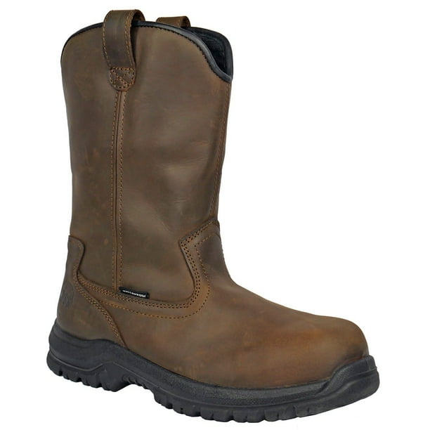 composite toe pull on boots