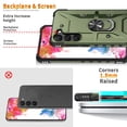 thumbnail image 3 of Case for Samsung Galaxy S24 Plus Heavy Duty Case with Rotated Ring Holder Stand, Magnetic Car Mount, Military Grade Shockproof Rugged Protection Phone Cover for Galaxy S24 Plus, Armygreen, 3 of 8
