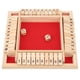 thumbnail image 4 of Juego Shut The Box Ecomeon para 4 Jugadores con Dados de Madera Color Franela Roja, 4 of 6