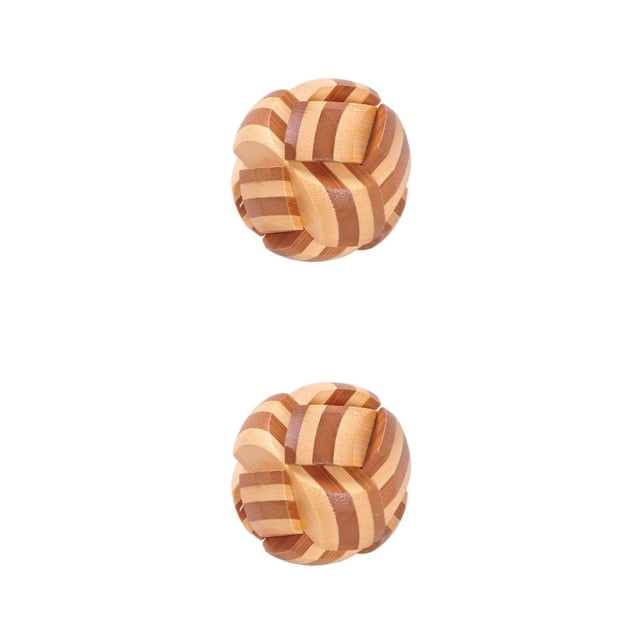 Vogacara Brain Teaser Intellectual Toy Interlock Accessories Educational Sweet Present for Adults Bamboo Birthday Gift Type11 NO11