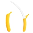 thumbnail image 2 of Banane Rétractable Hilarante Nouveauté pour Enfants Flexible Jaune Jeu d'Imitation pour et Jeux, 2 of 5