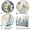 thumbnail image 3 of Designart "Graceful Blue Bonnets Field III" Blue Bonnets Floater Framed Canvas Wall Art, 3 of 5