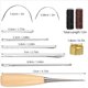 thumbnail image 4 of Kit de Herramientas de Costura de de 22 Piezas, Kit de Costura de Costura Artesanal de para Manualidades DIY, Reparación de de Lona, 4 of 5