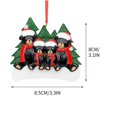 thumbnail image 3 of onlyliua para El Hogar Adornos Navideños Colgante de Resina Árbol de Navidad Familiar Colgante de Navidad, 3 of 3