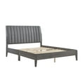 thumbnail image 5 of Pemberly Row Contemporary Wood California King Size Platform Bed in Gray, 5 of 9