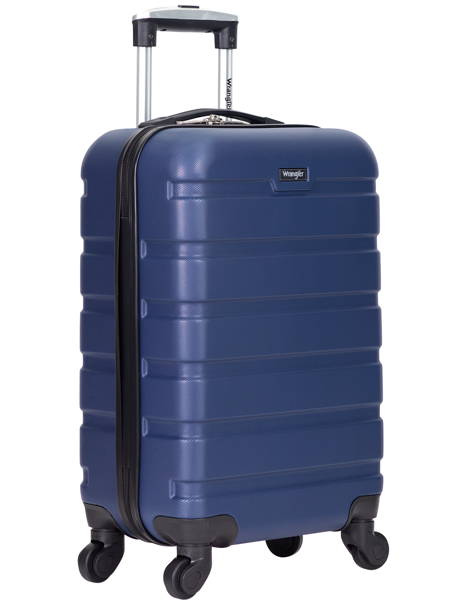 Wrangler 20” Carry-On Rolling Hard side Spinner Luggage - Navy - image 4 of 7