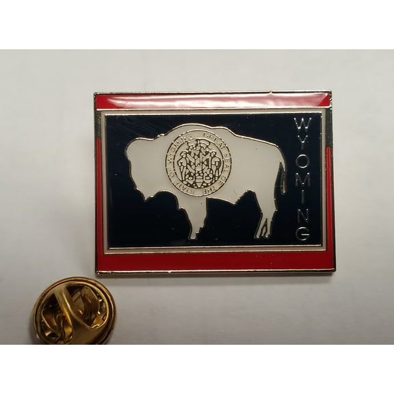 6 Pack of Wyoming State Lapel Pins